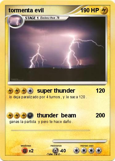 Pokemon tormenta evil