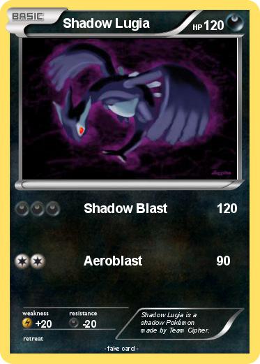 Pokemon Shadow Lugia