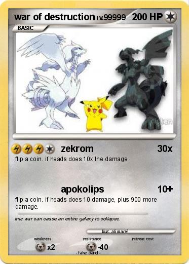 Pokemon war of destruction