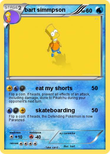 Pokemon bart simmpson