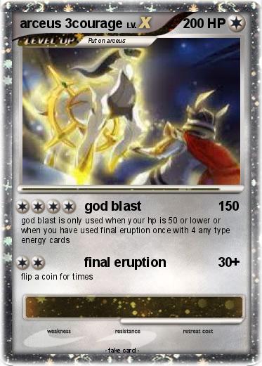 Pokemon arceus 3courage