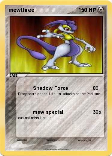 Pokemon mewthree