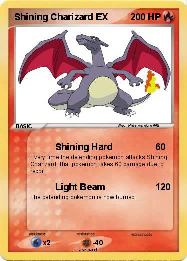 Pokemon Shining Charizard EX