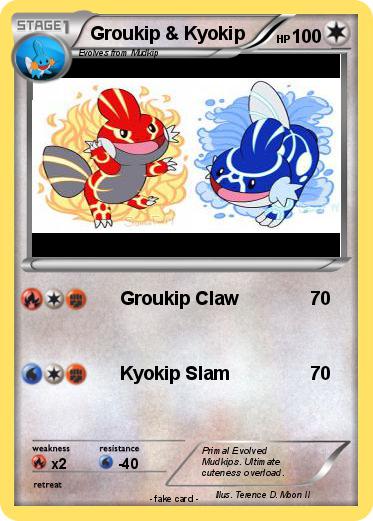 Pokemon Groukip & Kyokip