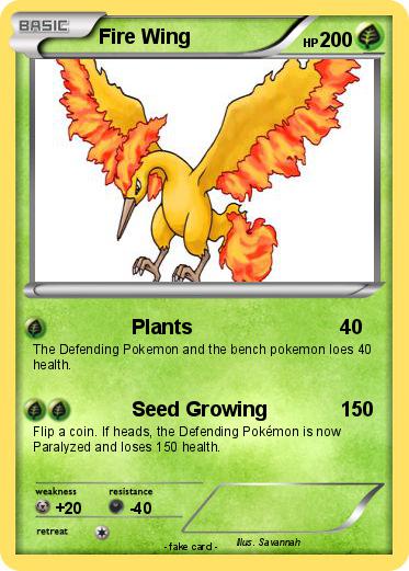 Pokemon Fire Wing