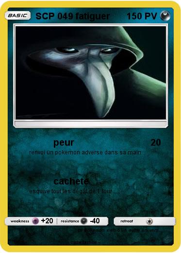 Pokemon SCP 049 fatiguer