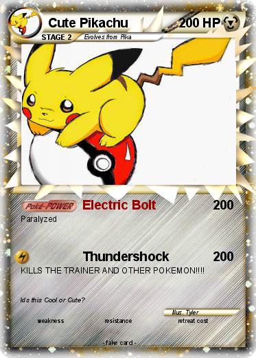 Pokemon Cute Pikachu