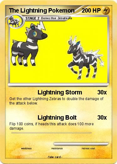 Pokemon The Lightning Pokemon