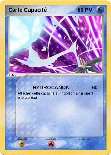 Pokemon Carte Capacité 