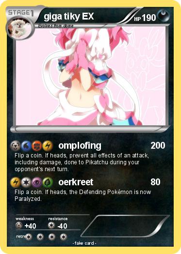 Pokemon giga tiky EX