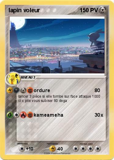 Pokemon lapin voleur