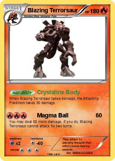 Pokemon Blazing Terrorsaur