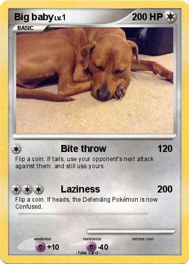 Pokemon Big baby
