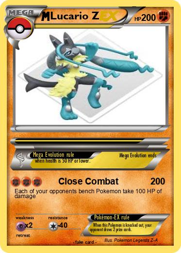 Pokemon Lucario Z