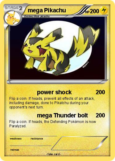 Pokemon mega Pikachu