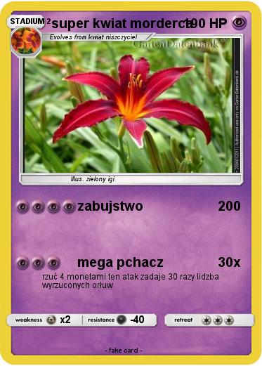 Pokemon super kwiat morderca