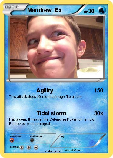 Pokemon Mandrew  Ex