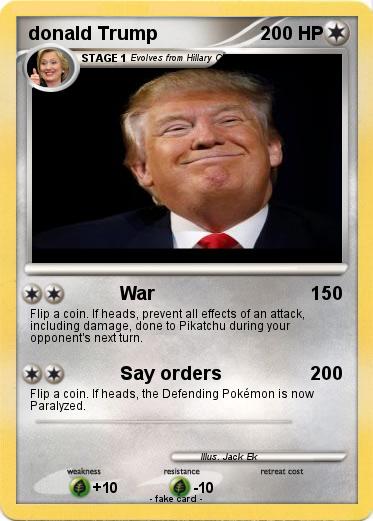 Pokemon donald Trump