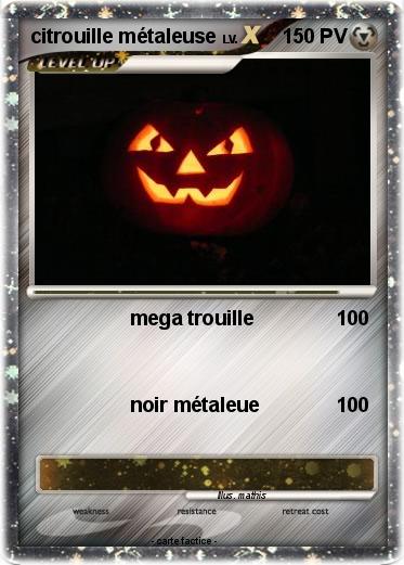 Pokemon citrouille métaleuse