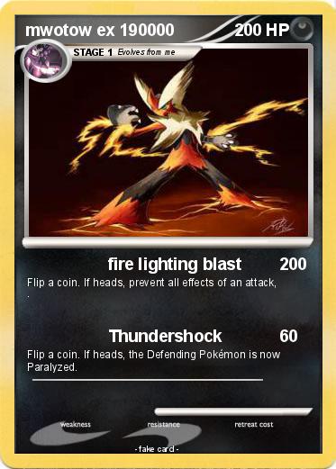 Pokemon mwotow ex 190000