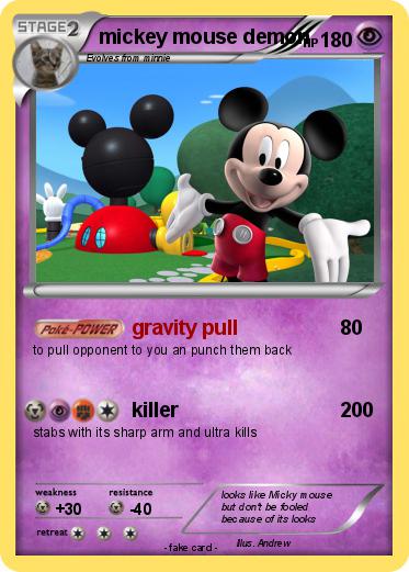 Pokemon mickey mouse demon