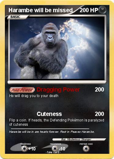 Pokemon Harambe will be missed