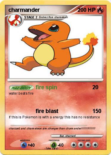 Pokemon charmander
