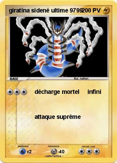 Pokemon giratina sidené ultime 9799
