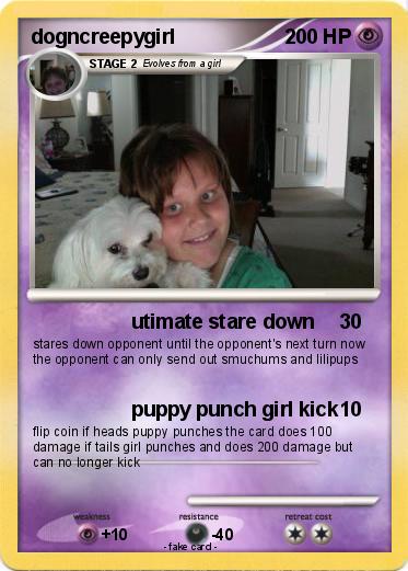 Pokemon dogncreepygirl