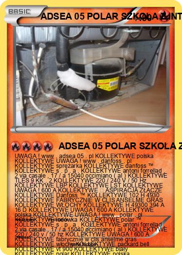 Pokemon ADSEA 05 POLAR SZKOŁA Z INTERNATEM 3 IME POLSKA