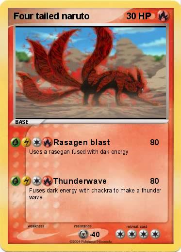 Pokemon Four tailed naruto 