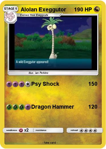 Pokemon Alolan Exeggutor