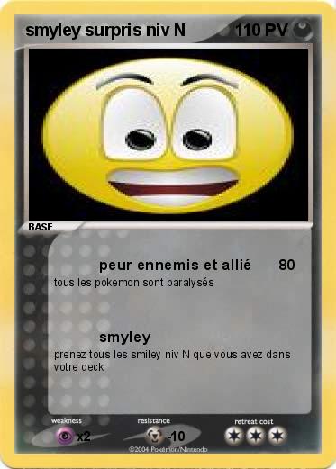Pokemon smyley surpris niv N