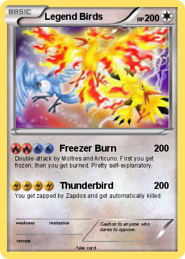 Pokemon Legend Birds