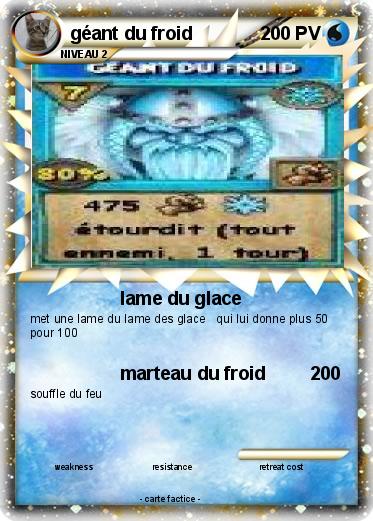 Pokemon géant du froid