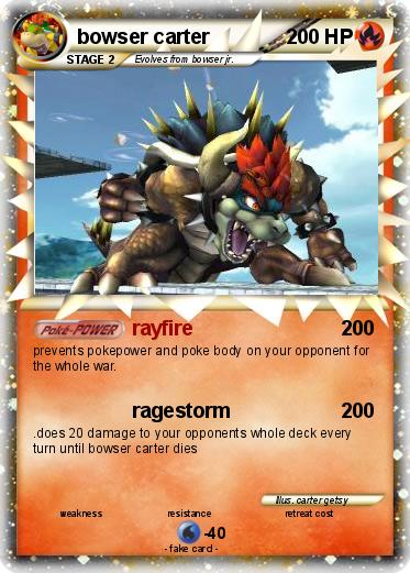 Pokemon bowser carter