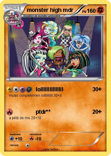 Pokemon monster high mdr