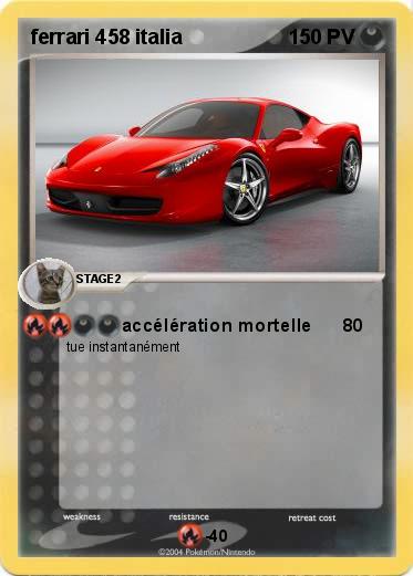 Pokemon ferrari 458 italia