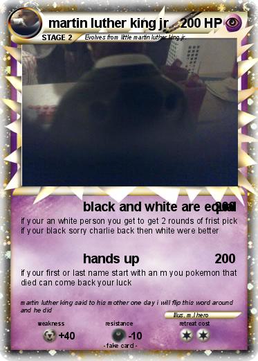 Pokemon martin luther king jr