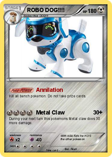 Pokemon ROBO DOG!!!!