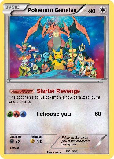 Pokemon Pokemon Ganstas