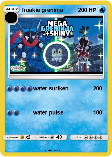 Pokemon froakie greninja