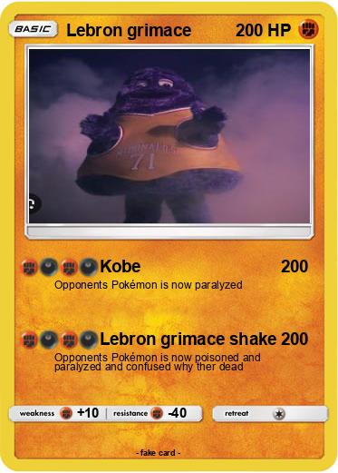 Pokemon Lebron grimace