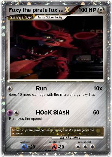 Pokemon Foxy the pirate fox