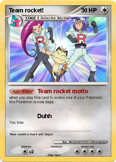 Pokemon Team rocket!