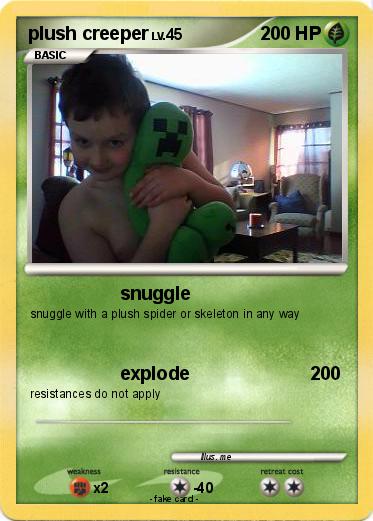 Pokemon plush creeper