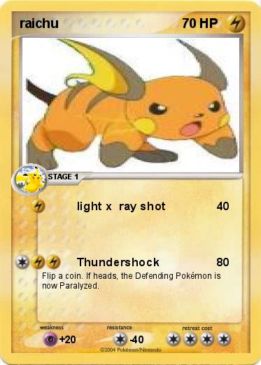 Pokemon raichu