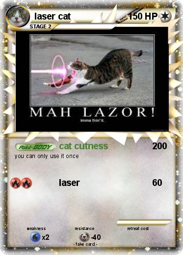 Pokemon laser cat