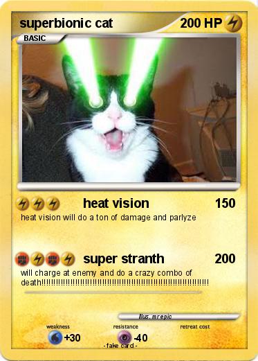 Pokemon superbionic cat
