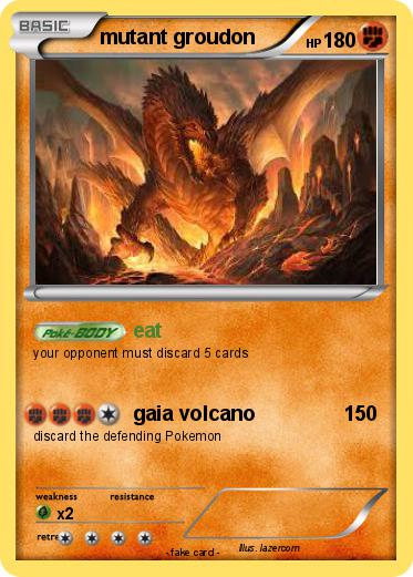 Pokemon mutant groudon